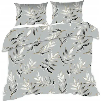 Povlečení Povlečení bavlněné 1745N šedé 9589 160x200 KARO