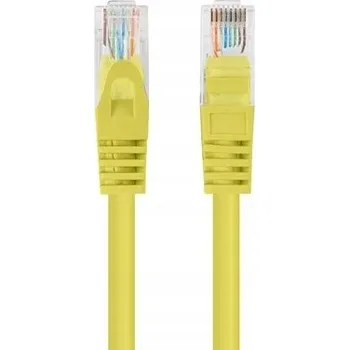 Síťový kabel Patchcord Lanberg UTP kat.6 1 m žlutý 10-Pack