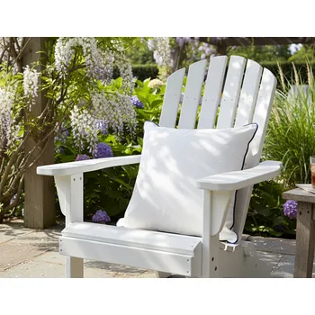 Polštář Dekorační vzorovaný venkovní polštář s výplní MARINE bílá 45x45 cm Mybesthome Polštář je již včetně vyjímatelné výplně.