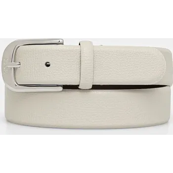 Opasek Kožený pásek BOSS Anna Belt 3cm C. 50480651 béžová 01X, vel. 70