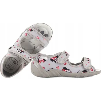 Dívčí sandály RENBUT 33-378 DOMÁCÍ TEXTILNÍ SANDÁLKY PRO DÍVKY PAPUČE PAPUČE NA SUCHÝ ZIP vel. 26