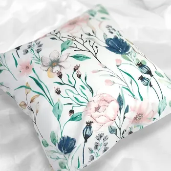 Povlak na polštářek Polášek Bavlněný povlak na polštářek - Rozkvetlá louka | 40 x 40 cm