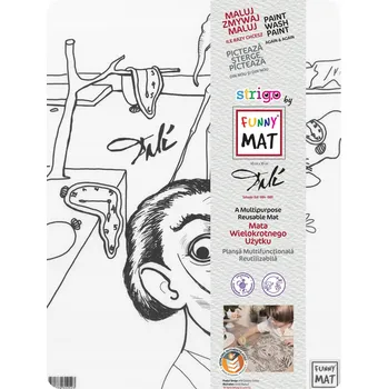 Obraz Transparentní podložka k vybarvování Strigo od firmy Funny Mat Dali