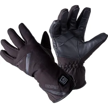 W-TEC Vyhřívané moto a lyžařské rukavice HEATnoir 2x2000 mAh černá - L