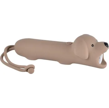 Hračka pro nejmenší ELIS DESIGN Dětská silikonová svítilna Pes