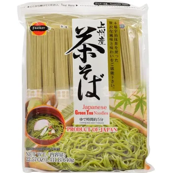 J-Basket Japanese Green Tea Soba Nudle, 640 g