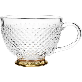 Skleněný ŠÁLEK s puntíky BARREL 0,36l HOMLA