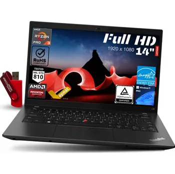 Notebook Notebook Lenovo ThinkPad L14 Gen. 4 14" AMD Ryzen 3 16 GB / 1024 GB černý