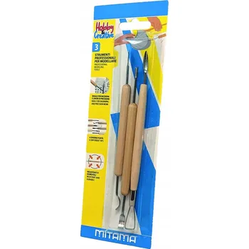 Vrták Modelovací nástroje, 3ks, MITAMA 63863