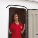 Polyvinylová okapnička Fiamma Drip Stop varianta 75 cm, černá