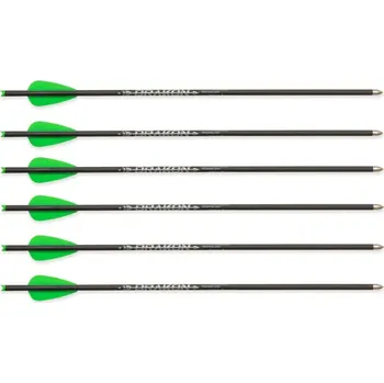 Šípy JunXing Drakon 13" - 6ks (Šípy do kuše JunXing Drakon 13" - 6ks)