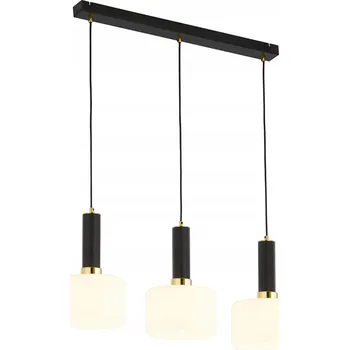 VANES moderní závěsné svítidlo 3-bodové saténové stínidlo bílé 1854