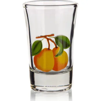Sklenice odlivka 40ml HRUŠKA (6ks)