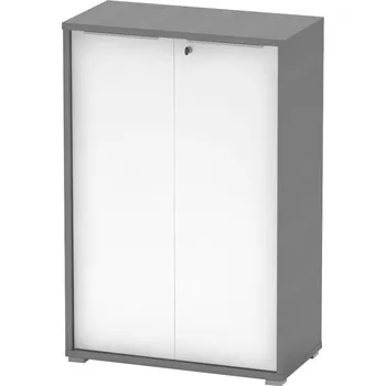 Obývací pokoj Skříňka, grafit / bílá, RIOMA NEW TYP 09