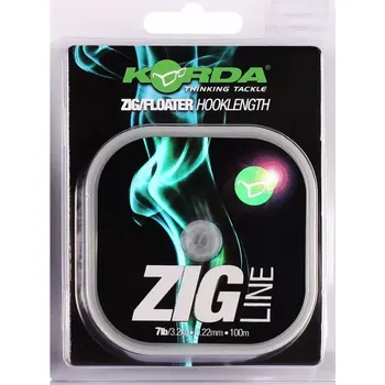 Korda Vlasec Zig Line 100m průměr 0,250mm nosnost 9lb