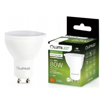 Žárovka LED žárovka GU10 Reflektor PAR16 8W (odpovídá 80W) 720lm 6500K Studená bílá 120° LUMILED