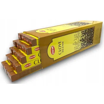 Čajovna INDICKÉ TYČINKOVÉ VONNÉ KADIDLO HŘEBÍČEK HEM 200 ks KADIDLA