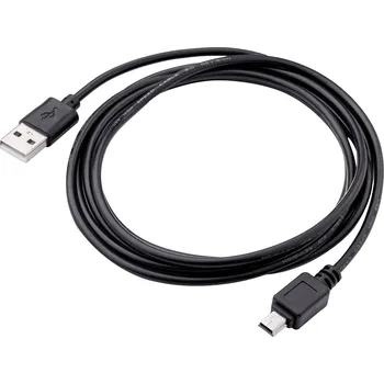 Prodlužovací kabel Akyga USB kabel USB-A zástrčka, USB Mini-B zástrčka 1.80 m černá AK-USB-03