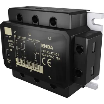 Relé Enda polovodičové relé EPAA3-440Z 40 A Spínací napětí (max.): 480 V/AC 1 ks