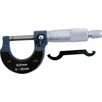 Úhloměr XTLINE Mikrometr | 0-25 mm / přesnost 0,01 mm