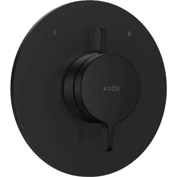 Vodovodní baterie Axor One - Baterie pod omítku, pro 2 spotřebiče, matná černá 48415670