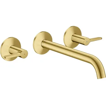 Vodovodní baterie Axor One - Vanová baterie pod omítku, 3-otvorová instalace, kartáčovaná mosaz 48431950