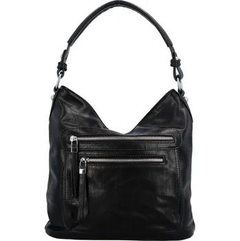 Kabelka Praktická dámská koženková taška Harison, černá