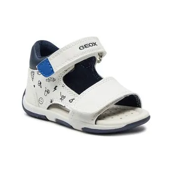 Dámské sandále Sandály Geox B Sandal Tapuz Boy B450XB 000BC C0293 Bílá 18
