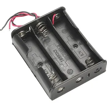 Držák baterie Pouzdro baterie, článku 3x 18650