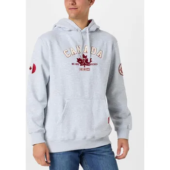Pánské oblečení Mikina CCM Canada Flag Fleece Hoodie Sr Farba: šedá, Veľkosť: M