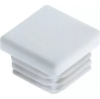 krytka na šroub Zátka čtvercová 40x40 tloušťka 1,0-3,0 bílá