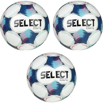 Fotbalový míč Fotbalový míč Select FB Brillant Super TB, vel. 5, sada 3 ks