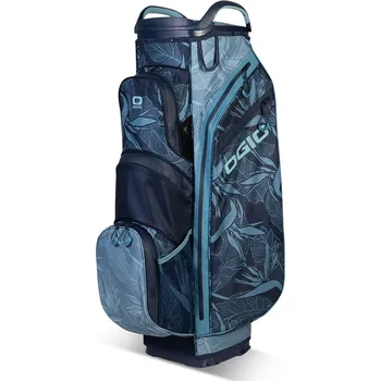 Golfový bag OGIO All Elements Silencer 26 cart bag modro-zelený + Dárková krabička týček