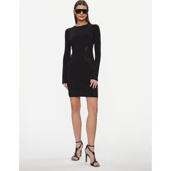 Dámské oblečení Patrizia Pepe Úpletové šaty 8A1295/K7I5-K103 Černá Slim Fit II