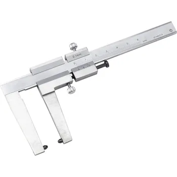 Posuvné měřítko Dasqua 2240-0040 měřič opotřebení brzdových kotoučů 60 mm nerezová ocel 1 ks