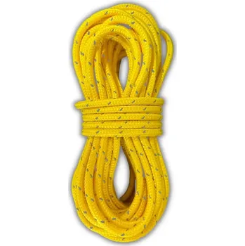 Železářství PPV 6mm šňůra pletená s jádrem 16pramenná s reflexní páskou - 100m/balení