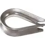 Očnice srdcovka DIN 6899B 6mm nerez A4