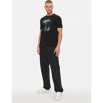 Pánské tričko Armani Exchange T-Shirt 3DZTJK ZJE6Z 1200 Černá Regular Fit M