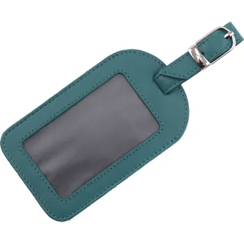 Kožená visačka na zavazadlo Segali - Emerald