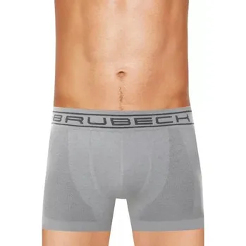 Pánské spodní prádlo Pánské boxerky Seamless BX0050M BRUBECK modrá tmavá L