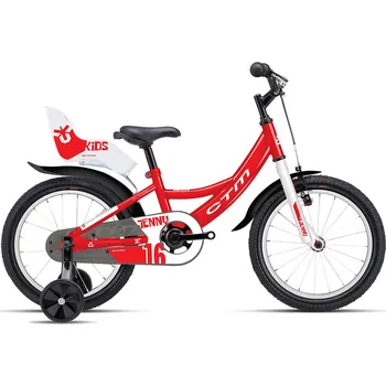 Jízdní kolo CTM JENNY červená (105-120 cm) (Dětské kolo CTM JENNY červená 8")
