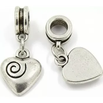 Přívěsek Přívěsek na náramek SRDCE - srdíčko - TOPBEADS