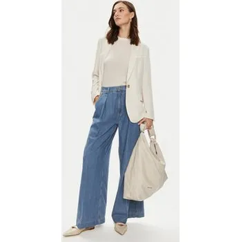 Pánské džíny Boss Jeansy 50509285 Modrá Wide Leg 29_32