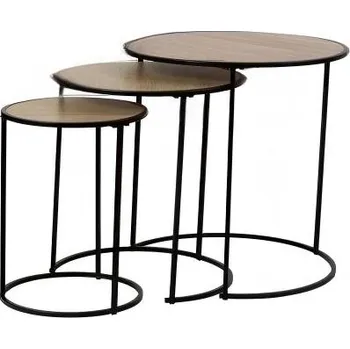 Konferenční stolek Stůl kulatý 100 50 x 50 x 50 cm kovový