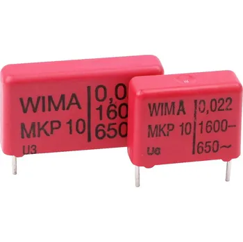 Kondenzátor Wima 1 ks fóliový kondenzátor MKP radiální 630 V/DC, 400 V/AC 10 procent (d x š x v) 10.3 x 5.0 x 10.5 mm