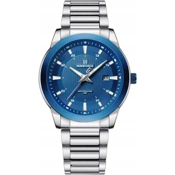 Hodinky MASIVNÍ HODINKY NAVIFORCE S DATEM, VOJENSKÝ STYL - MODRÉ