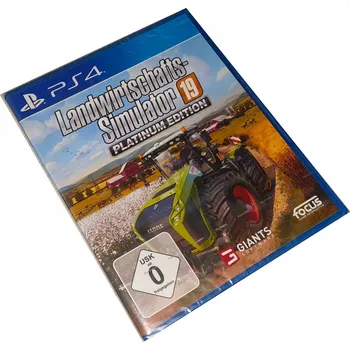 Hra pro PlayStation 4 Farming Simulator 19 Platinum Edition (Import) (PS4) PlayStation 4 (PS4) krabicová verze