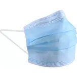 roušky hygienické, balení 50ks, rozměr roušky 17,5 x 9,5cm s gumičkami kolem uší