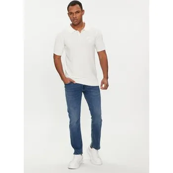 Pánská košile Richmond X Polokošile Carena UMP24214PO Bílá Regular Fit L