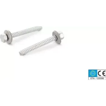 Vrut Fasádní šroub s čípkem art. 9057 nerez A2 6,3x260mm s podložkou 16mm